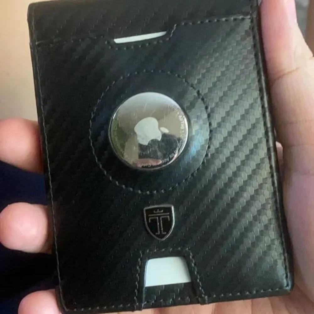 AirTag* Wallet Men's Wallet with Money Clip Air Tag Wallet Card Holder